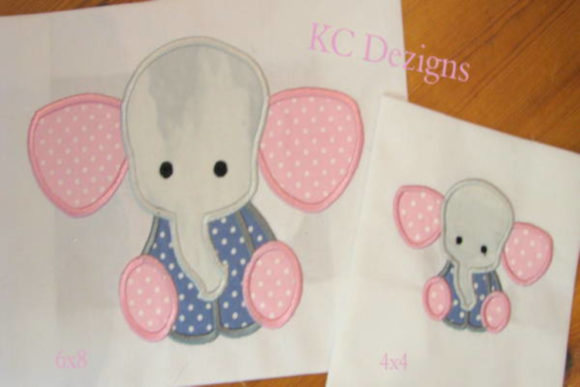 Baby Elephant Sitting: A Seasonal Embroidery Gem